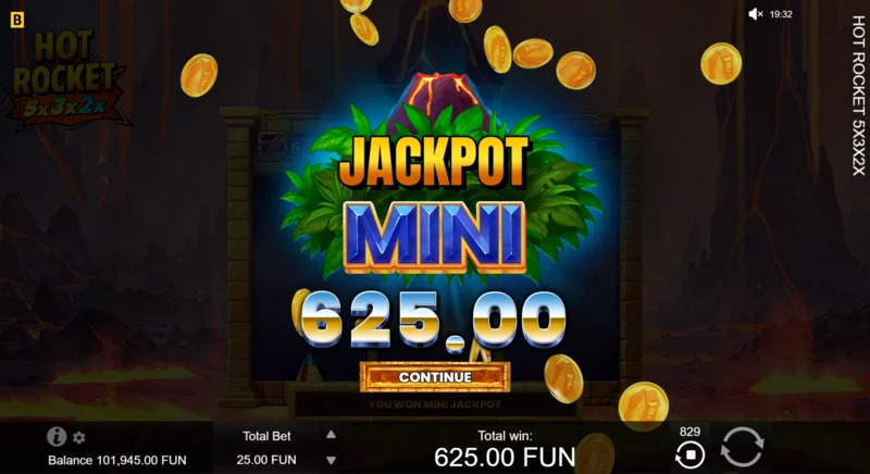 Hot Rocket 5x 3x 2x - Jackpot Maks x1000